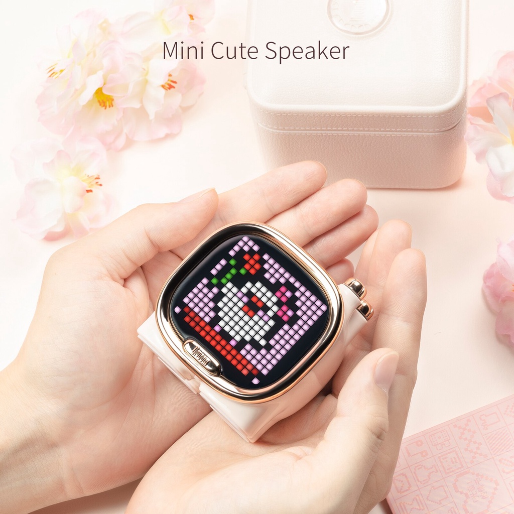 Divoom Zooe Loa Bluetooth màn hình LED 256 Full RG, thiết kế nhỏ gọn, tích hợp APP nhiều tính năng micro