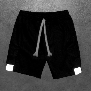 Quần short túi hộp phản quang v1