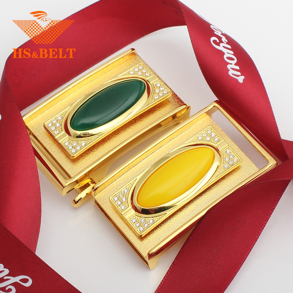 Đầu khóa dây nịt nam mặt thắt lưng da doanh nhân thời trang gắn đá mã não DÙNG DÂY 35MM KHÓA TỰ ĐỘNG