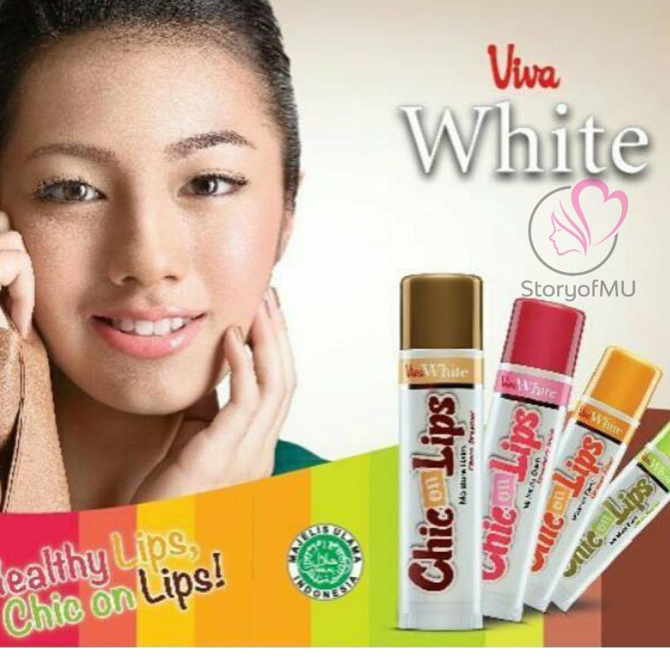 (Hàng Mới Về) Son Dưỡng Ẩm Môi Màu Trắng Viva 4.2gr | BigBuy360 - bigbuy360.vn