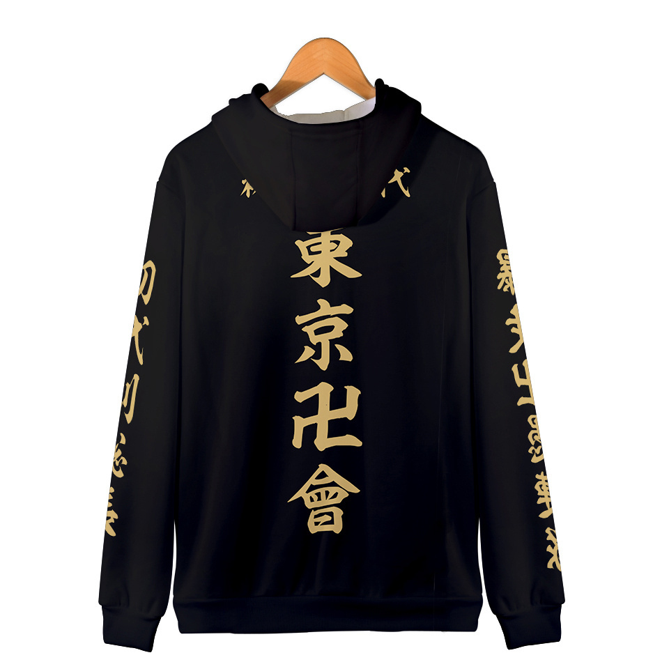 Áo Thun / Áo khoác / Áo Hoodie  In Hình Anime Tokyo Revengers Draken 3D Thời Trang Cho Nam Và Nữ