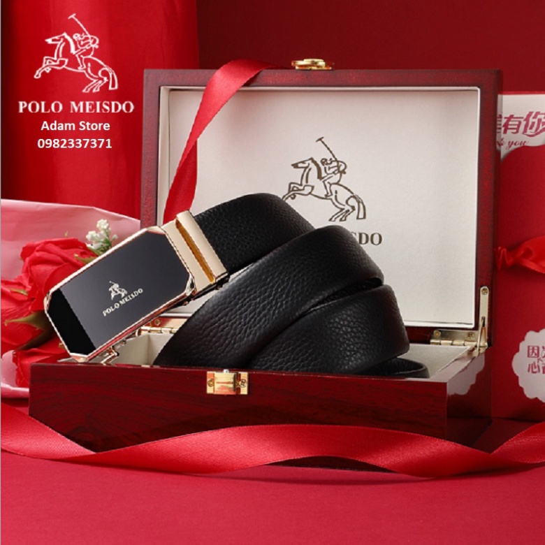 Set Ví Thắt Lưng Nam Combo Dây Lưng Nam Ví Da Nam Cao Cấp Hiệu POLO MEISDO Full Hộp Làm Quà Biếu Tặng Sinh Nhật -ND