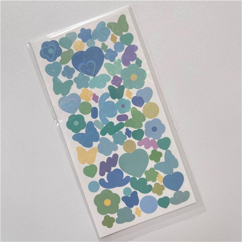 Miếng Dán Hình Hoa Bướm Màu Đen Dùng Trang Trí Album Ảnh / Trường Học DIY