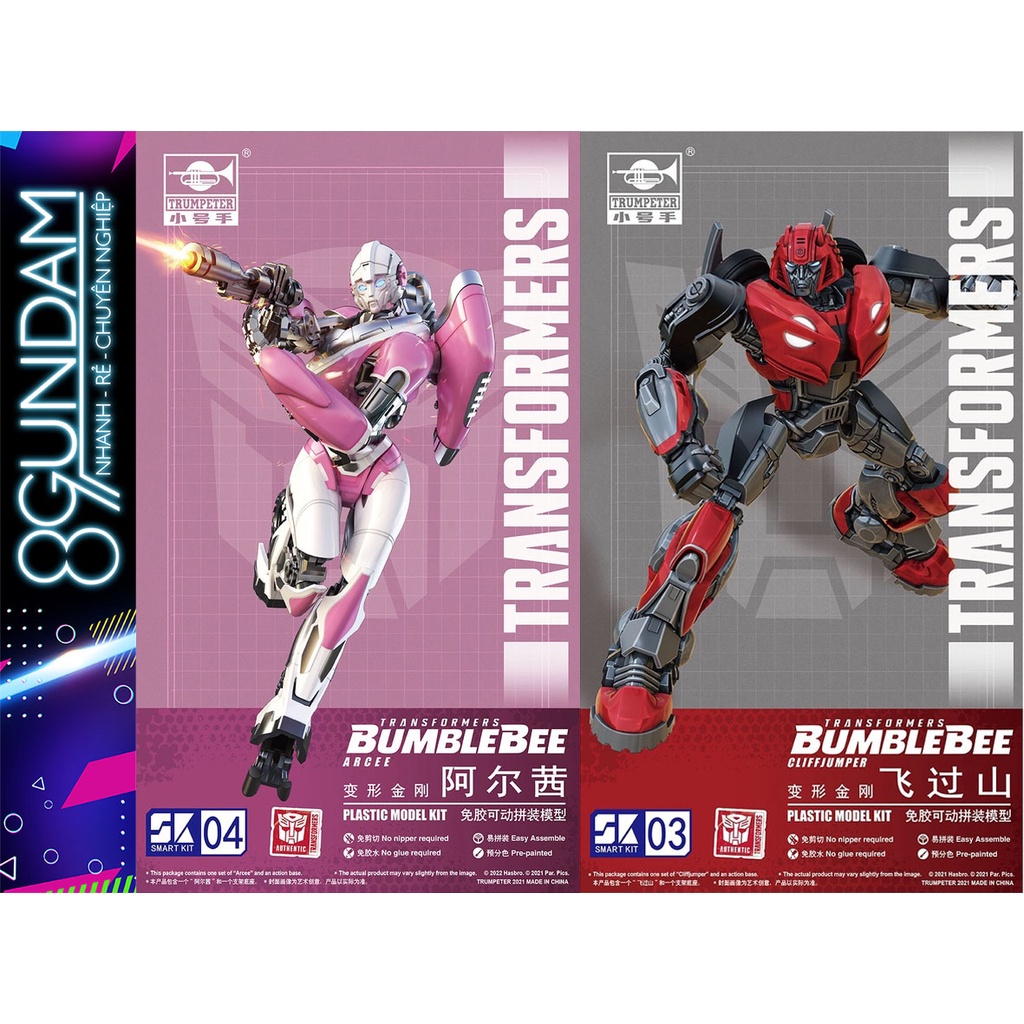 Mô Hình Lắp Ráp Transformer Arcee Cliff Jumper (tặng kèm base)