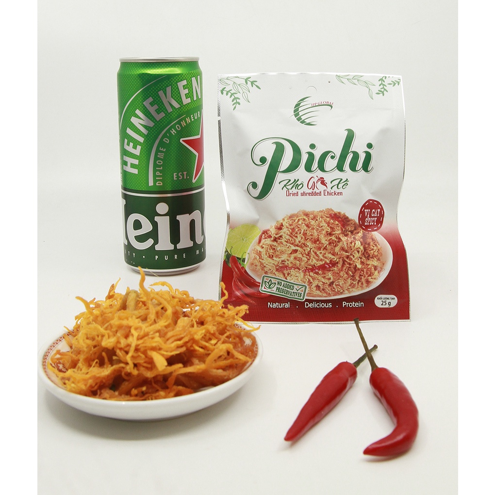 [HÀNG CHÍNH HÃNG] Khô gà xé cay Pichi 25g | BigBuy360 - bigbuy360.vn