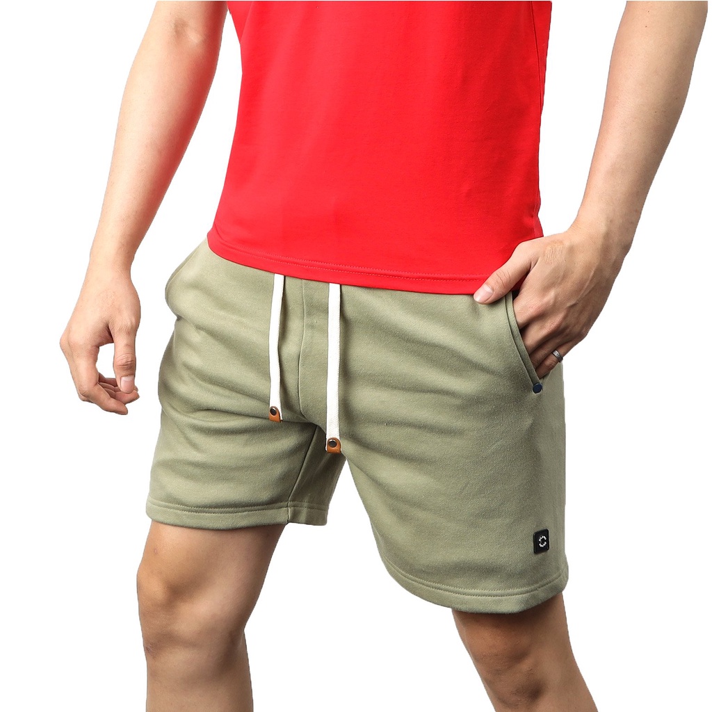 Quần short nỉ nam cao cấp, chất vải da cá mềm mịn unisex DILANO SN01