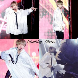 Sơmi lụa kèm cà vạt BTS V