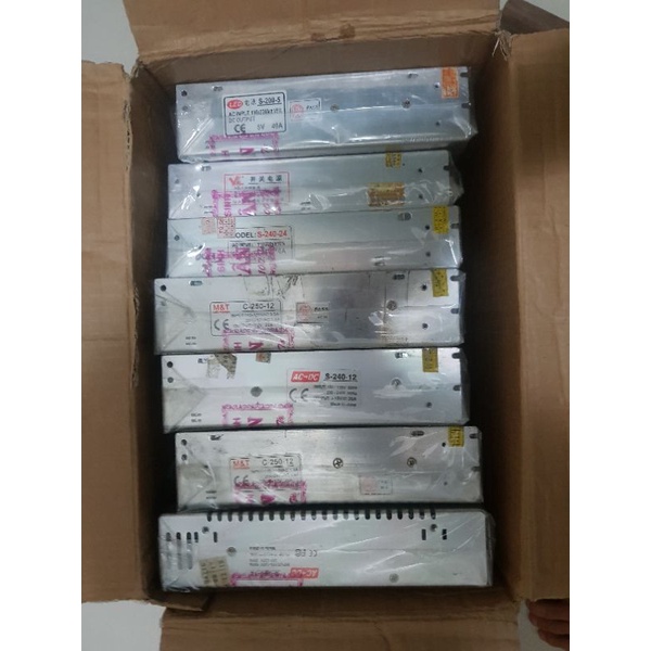 Nguồn tổ ong cũ 5v 12v 24v 5A 10A 20A 30A 40A