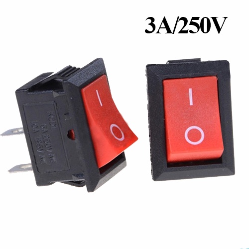 Công tắc bập bênh 3A 250V ON/OFF 10x15MM