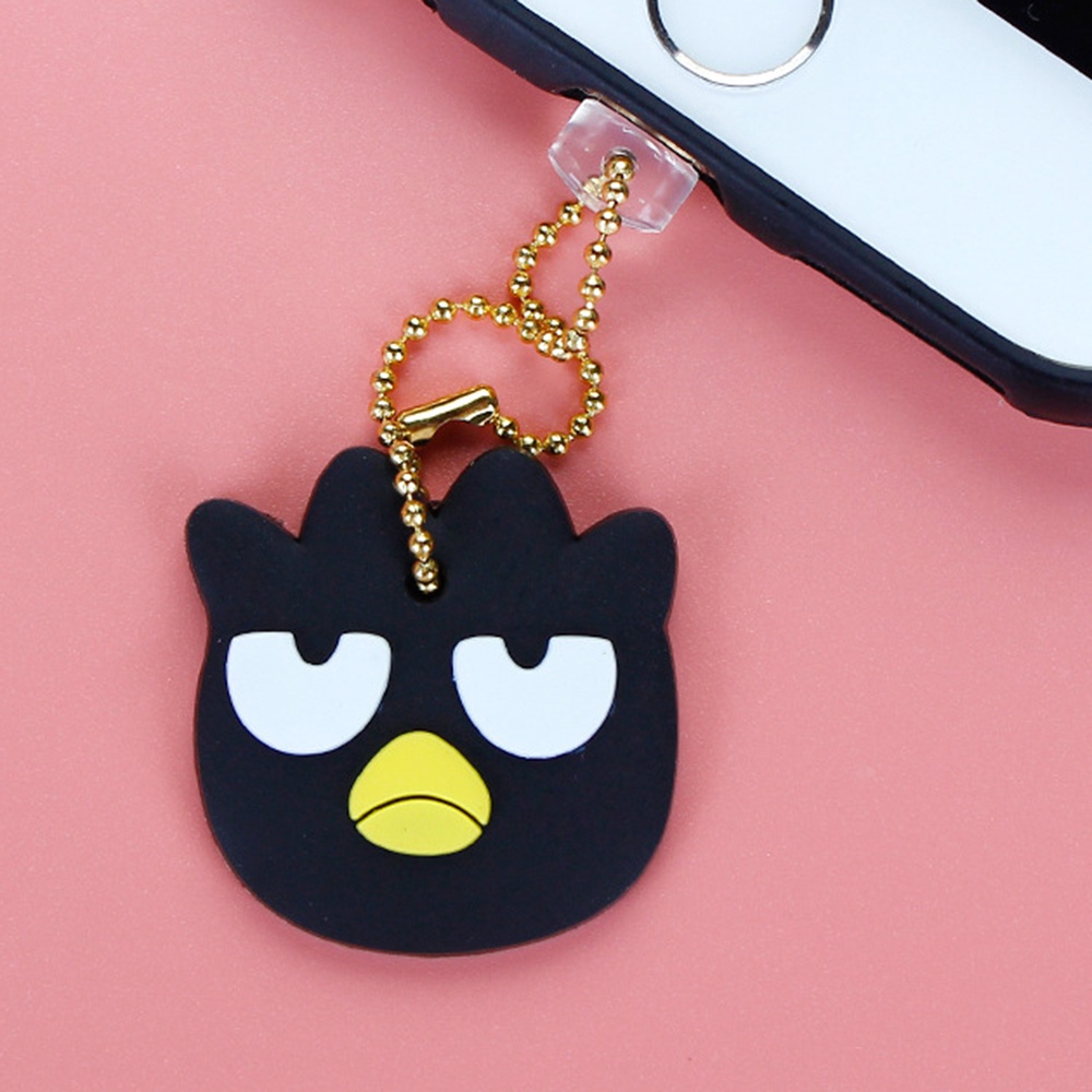 1 Móc Khóa Điện Thoại Keo Mềm Chống Bụi Hình Thú Hoạt Hình Sáng Tạo Dễ Thương Trang Trí Điện Thoại