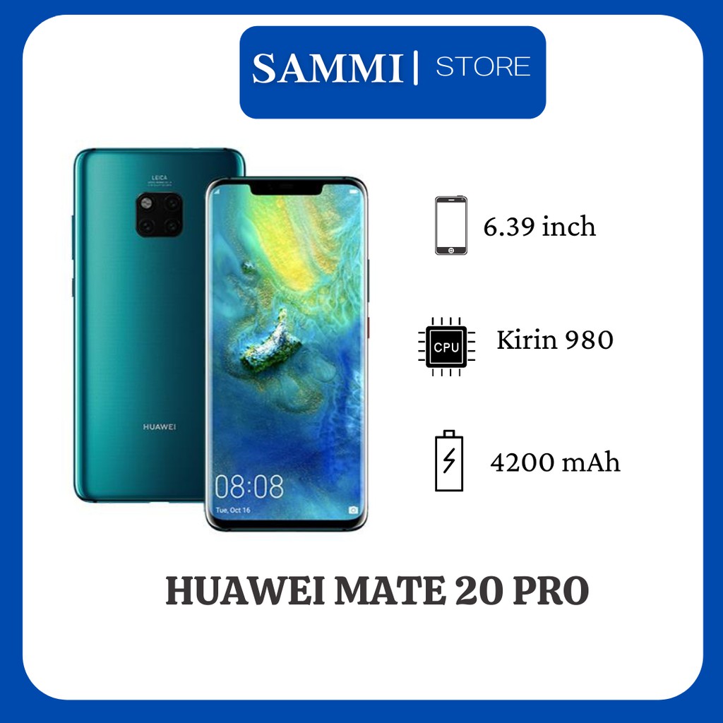 Điện thoại di động Huawei Mate 20 Pro mới 99% Full Box