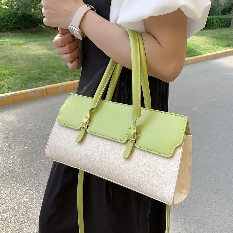 Túi Đeo Vai Màu Sắc Tương Phản Dễ Phối Đồ Thời Trang Cho Nữ