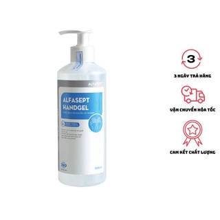 (Hàng bệnh viện) Gel rửa tay khô ALFASEPT HANDGEL 500ml