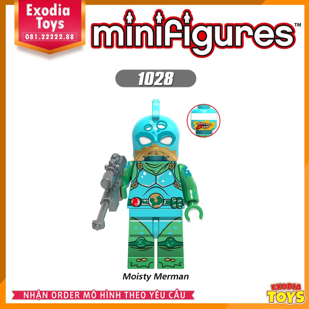 Xếp hình Minifigure nhân vật trò chơi sinh tồn Fortnite - Đồ Chơi Lắp Ghép Sáng Tạo - XINH X0228