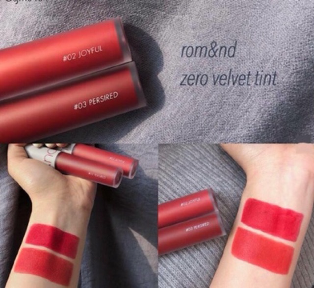 Son kem lì Romand Zero Velvet Tint Full màu Hàn Quốc | WebRaoVat - webraovat.net.vn