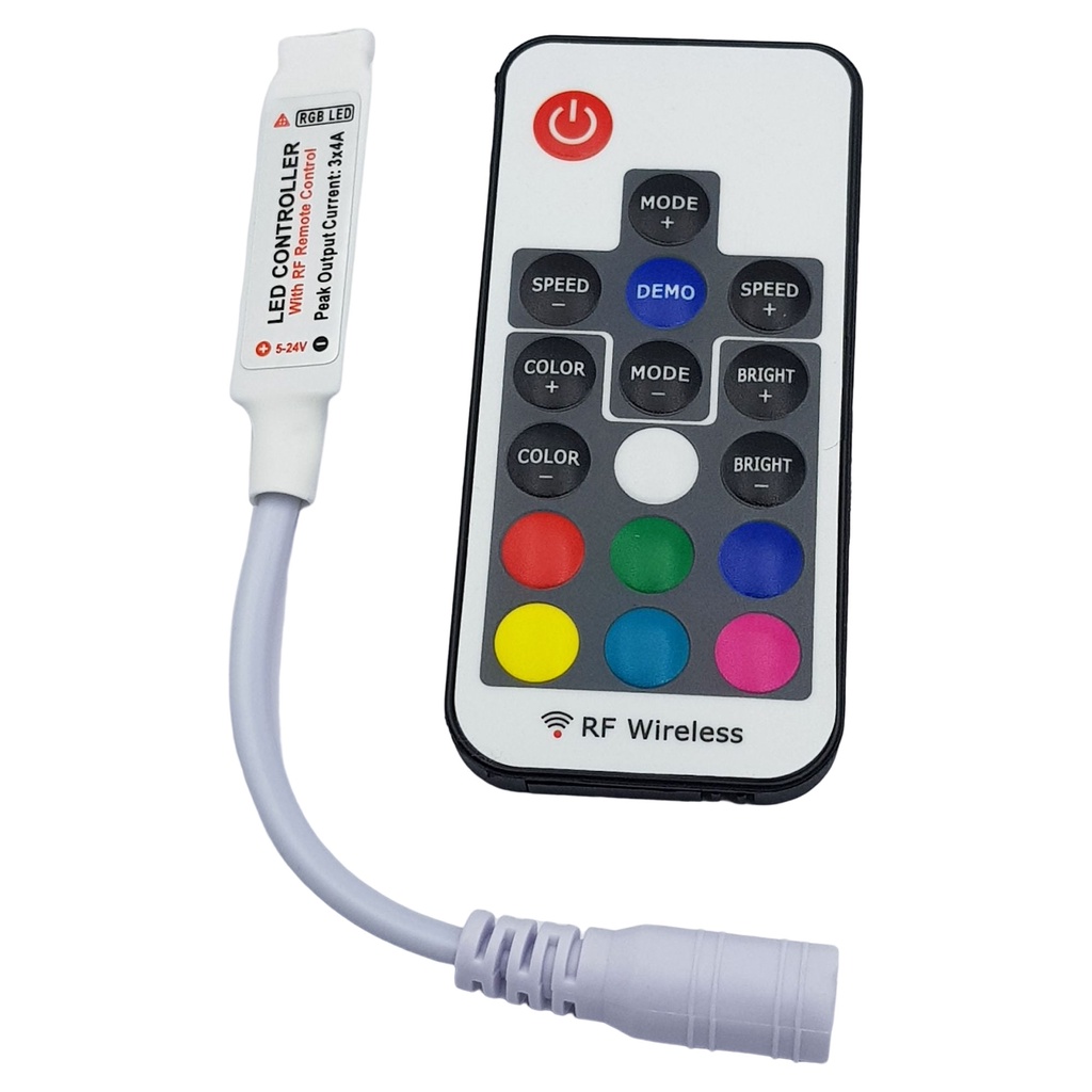 Bộ điều khiển Led RGB 17 Key 5-24VDC