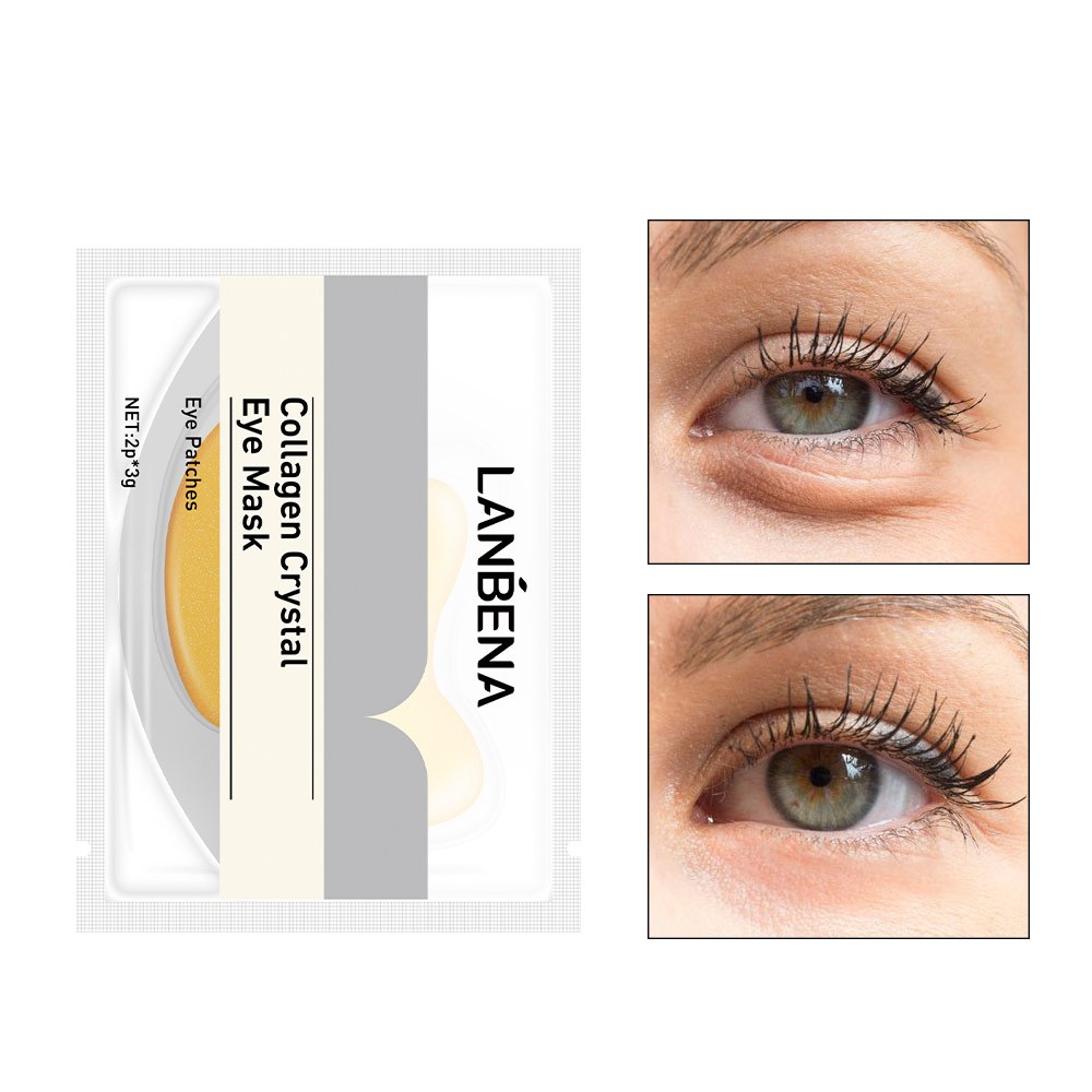 Set 10 Mặt Nạ Mắt LANBENA Thành Phần Collagen Trẻ Hoá Vùng Da Mắt | BigBuy360 - bigbuy360.vn