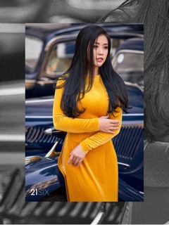 💃 Áo dài nhung VÀNG MÙ TẠC siêu tây _đẹp xuất sắc người ơiii 🎶💃👏