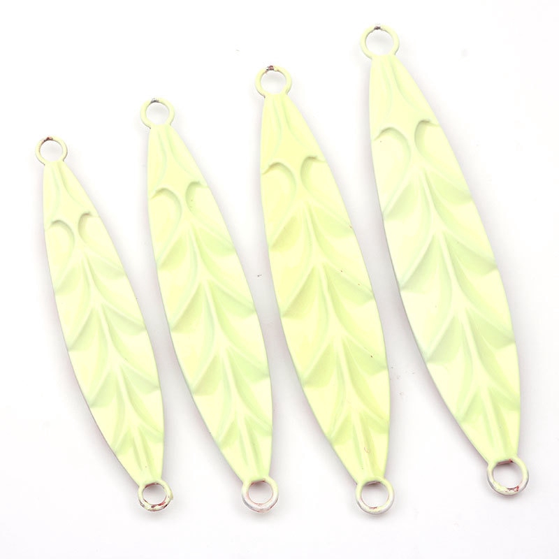 Mồi Câu Cá Giả Bằng Kim Loại Cứng Có Lưỡi Câu Phát Sáng 60/80/100/120g