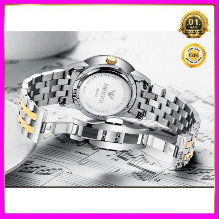 ĐỒNG HỒ NAM NIBOSI SANG TRỌNG DÂY VỎ INOX NGUYÊN KHỐI HÀNG HÃNG FULL BOX [ ĐỒNG HỒ NAM ] | BigBuy360 - bigbuy360.vn