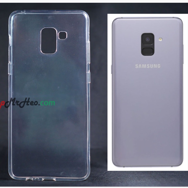 Ốp lưng dẻo Galaxy A8 Plus trong suốt