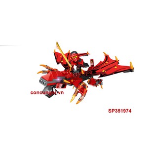 Hộp logo ráp rồng bay ninja 203M, 70758, 70761, 70759, 70760