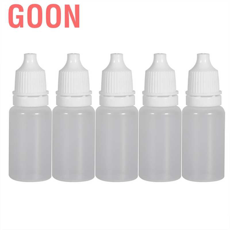 [Ready now] Bộ 50 lọ nhựa rỗng 10ml đựng dung dịch nhỏ mắt tiện dụng