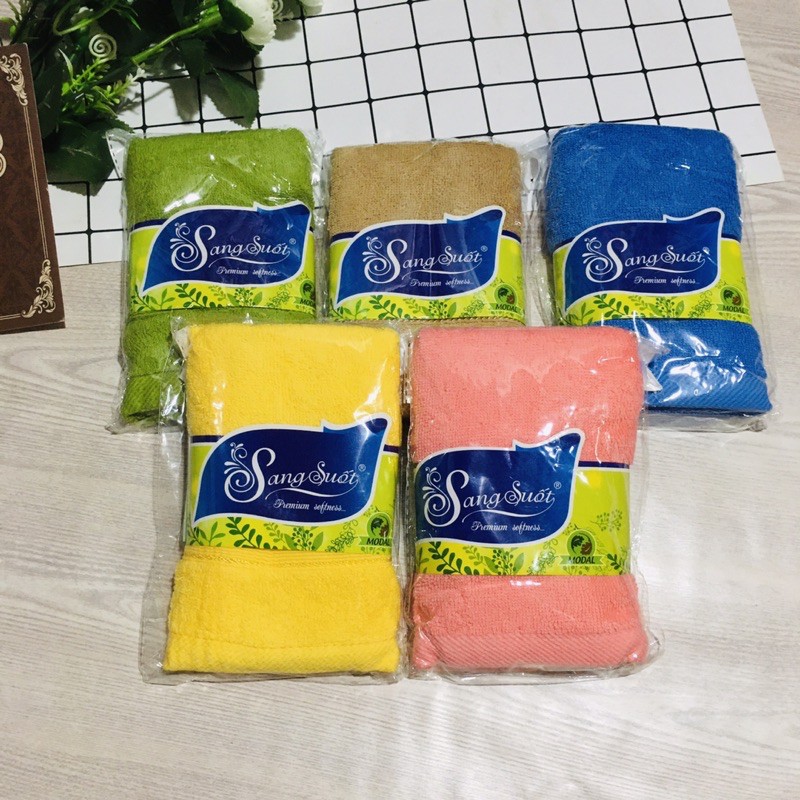 Khăn mặt cuộn cotton cao cấp mềm đẹp