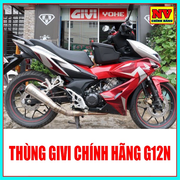 Thùng Givi G12N chính hãng cho Winner X, Winner, Exciter 150, Exciter 135 và nhiều dòng xe khác để đồ tiện lợi