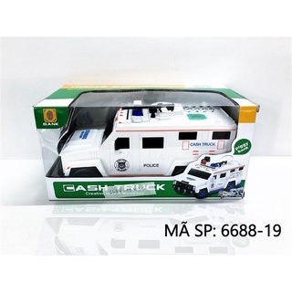 Hộp máy rút tiền atm đồ chơi xe pin màu đen 6688-19