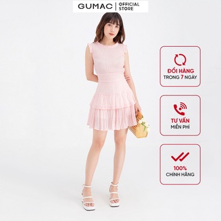 Áo sát nách phối bèo GUMAC AB641