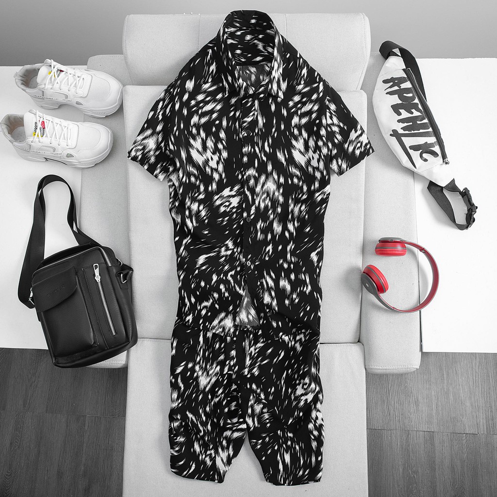 Bộ hè nam k20 set bộ hè chất vải lụa siêu mát cho ae. | BigBuy360 - bigbuy360.vn