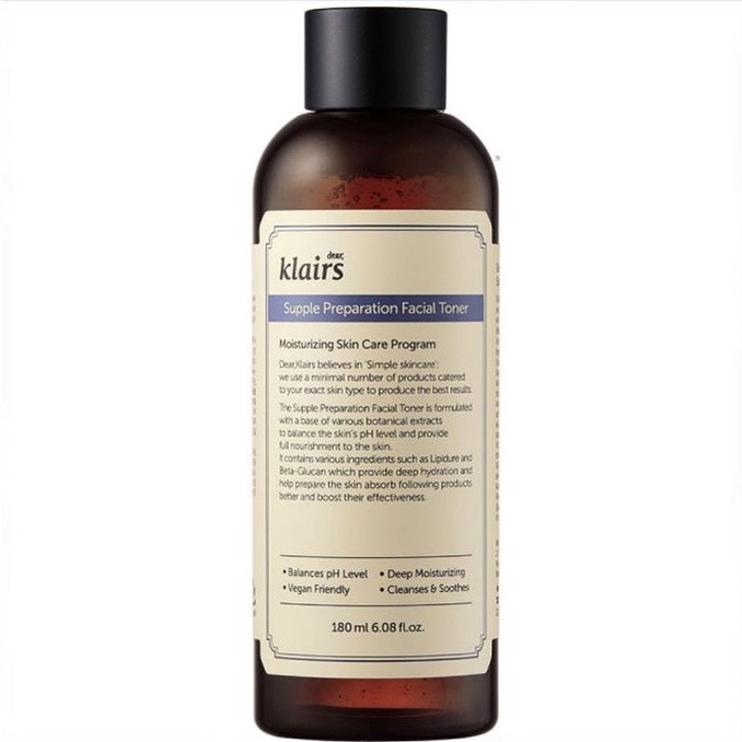 [Hàng Chuẩn]Nước hoa hồng Klairs Supple Preparation Toner 180ml 2 loại - Ecogreenofficial | BigBuy360 - bigbuy360.vn