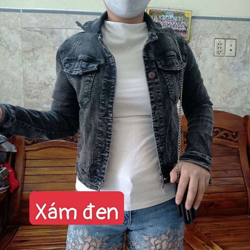 Áo Khoác Jean Nữ Có 3 Màu Mặc Thu Đông,chống Nắng Thiết Kế Đẹp Lên Phom Chuẩn Phù Hợp Mọi Lứa Tuổi