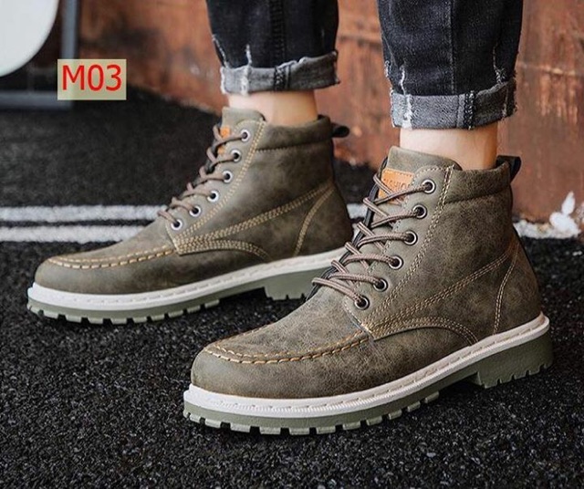 GIÀY BỐT NAM CỔ CAO - GIÀY NAM CỔ  CAO TĂNG CHIỀU CAO | BigBuy360 - bigbuy360.vn