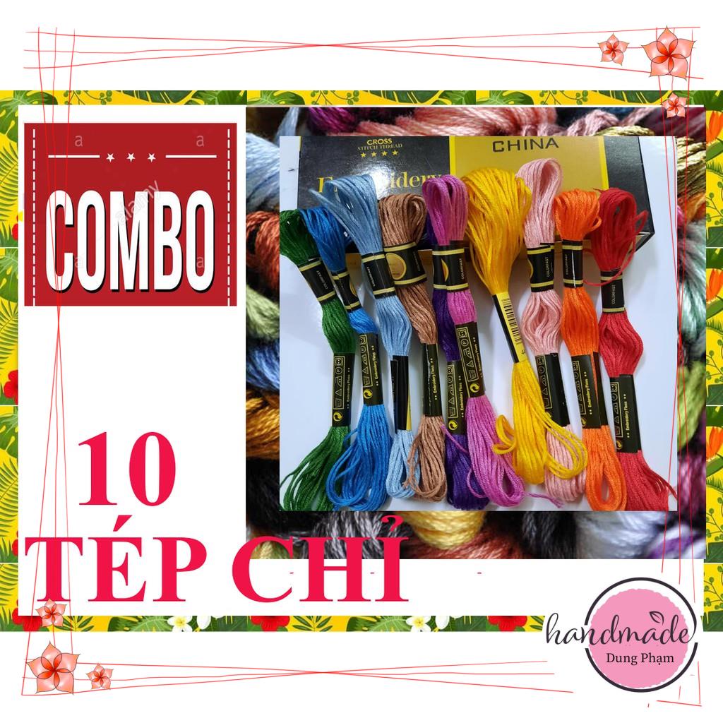 Combo 10 tép chỉ CXC - GIAO MÀU NGẪU NHIÊN HOẶC MÀU KHÁCH CHỌN