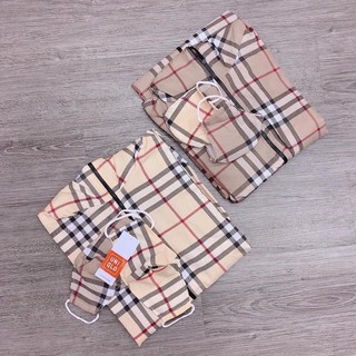 Áo chống nắng toàn thân kẻ BBR - Aó đi nắng chống tia UV cực tím tặng kèm khẩu trang