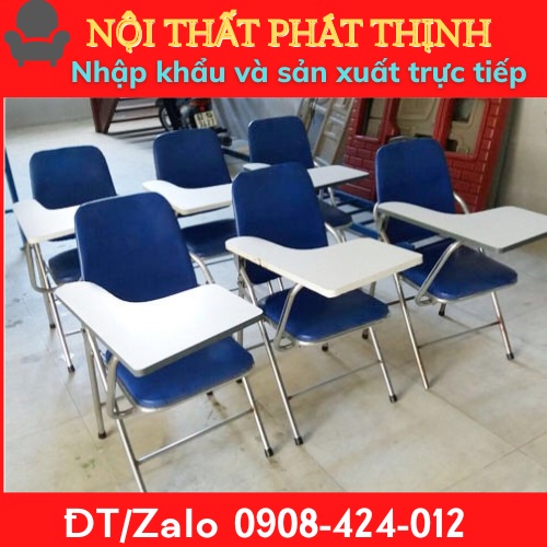 Ghế gấp gọn liền bàn cho lớp học , sinh viên - Bàn nhựa cao cấp