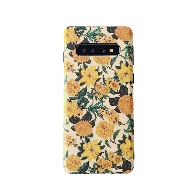 Ốp điện thoại họa tiết hoa cho Samsung Galaxy S10 S9 S8 Plus Note 8 9 | BigBuy360 - bigbuy360.vn