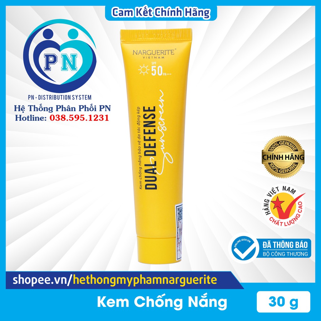 KEM CHỐNG NẮNG VẬT LÝ DUAL DEFENSE SUNSCREEN SPF 50 (30GR)
