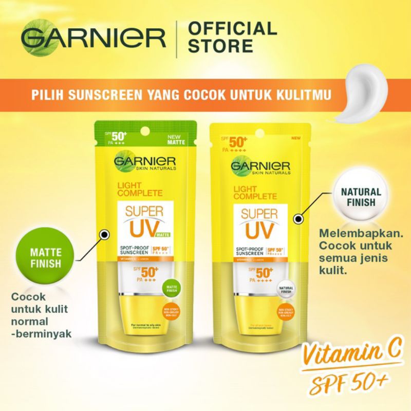 Kem chống nắng Garnier chống tia UV SPF 50+ PA+++ 30ml