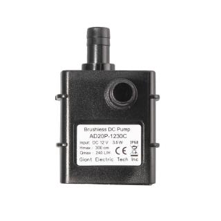 Máy bơm nước không chổi than mini micro dc 12v 5w cho hệ thống đài phun bể cá