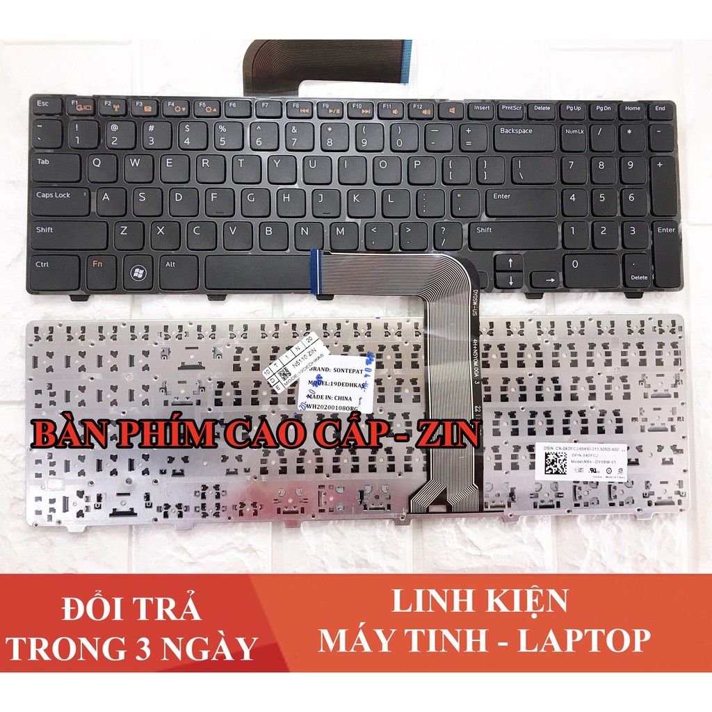 [Mã ELFLASH5 giảm 20K đơn 50K] Bàn Phím Laptop Dell 5110 N5110 M5110 M501Z chất lượng cao - nhập khẩu