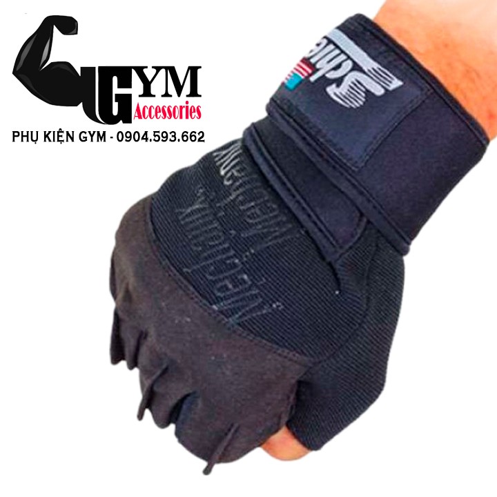 Găng Tay Tập Gym Schiek Gloves màu đen