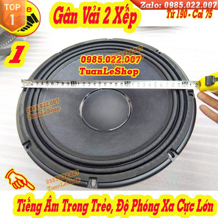 1 CẶP BASS 30 RCF NHẬP KHẨU - TỪ 190 COIL 75MM - GIÁ 02 CỦ LOA 3 TẤC