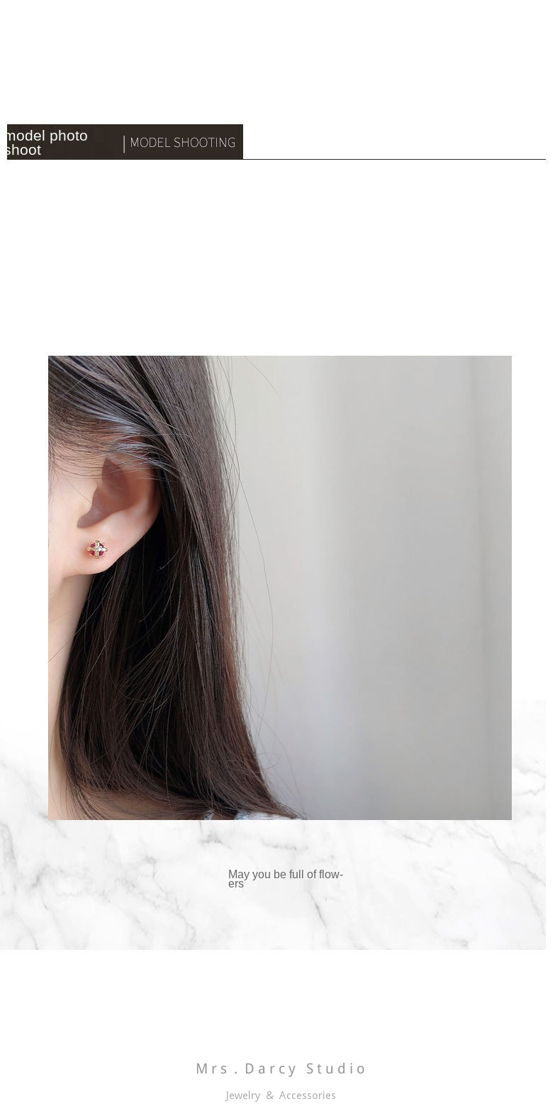 MRS.D【In Stock】100% Sterling Silver Queen's Crown S925 Earrings Stud Earrings Colors of Zircon Jewelry Gift Ear Clips Minimalist Earring Design Jewelry Girls Allergy Free