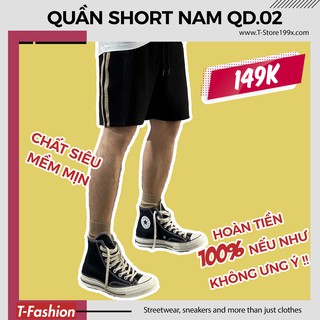 Quần short basic nỉ unisex, quần đùi nam basic thích hợp đi chơi, mặc nhà, chất nỉ da cá cao cấp great life short pant