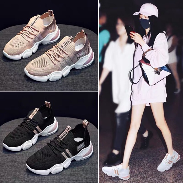 [Mã FAGREEN245 giảm 10% tối đa 30k đơn từ 99k] GIÀY THỂ THAO NỮ 2 VẠCH MỚI
