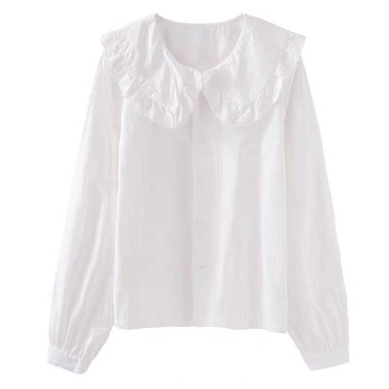 ÁO SƠ MI NỮ TIỂU THƯ cổ bèo m112 kiểu dáng ulzzang