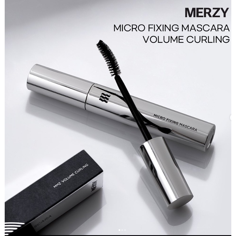 Mascara Cố Định, Làm Dài Và Dày Mi Merzy Micro Fixing Mascara 9ml